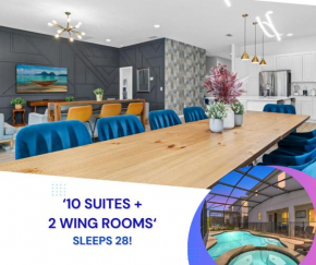 Big Family Home with Game Room Sleeps 28 BLV104